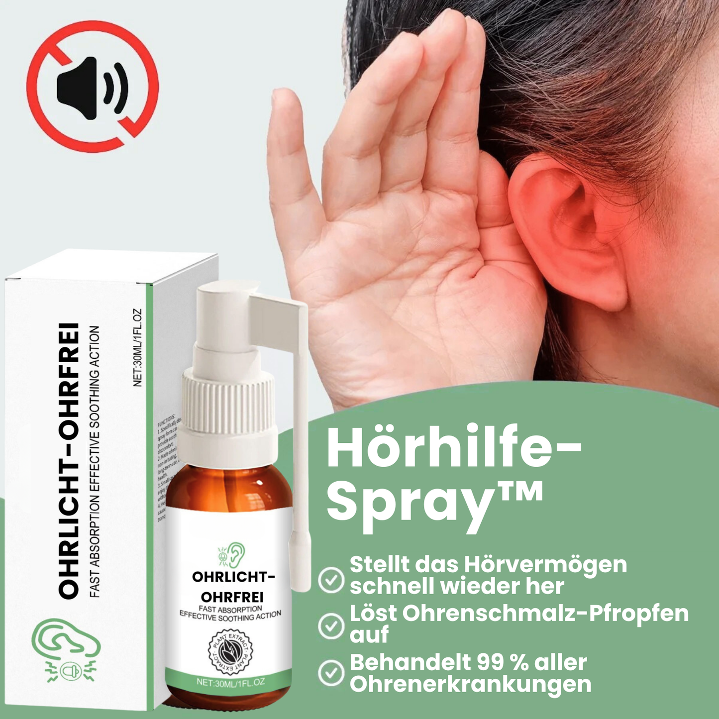 Ohrlicht® - Hörwiederherstellungs-Spray